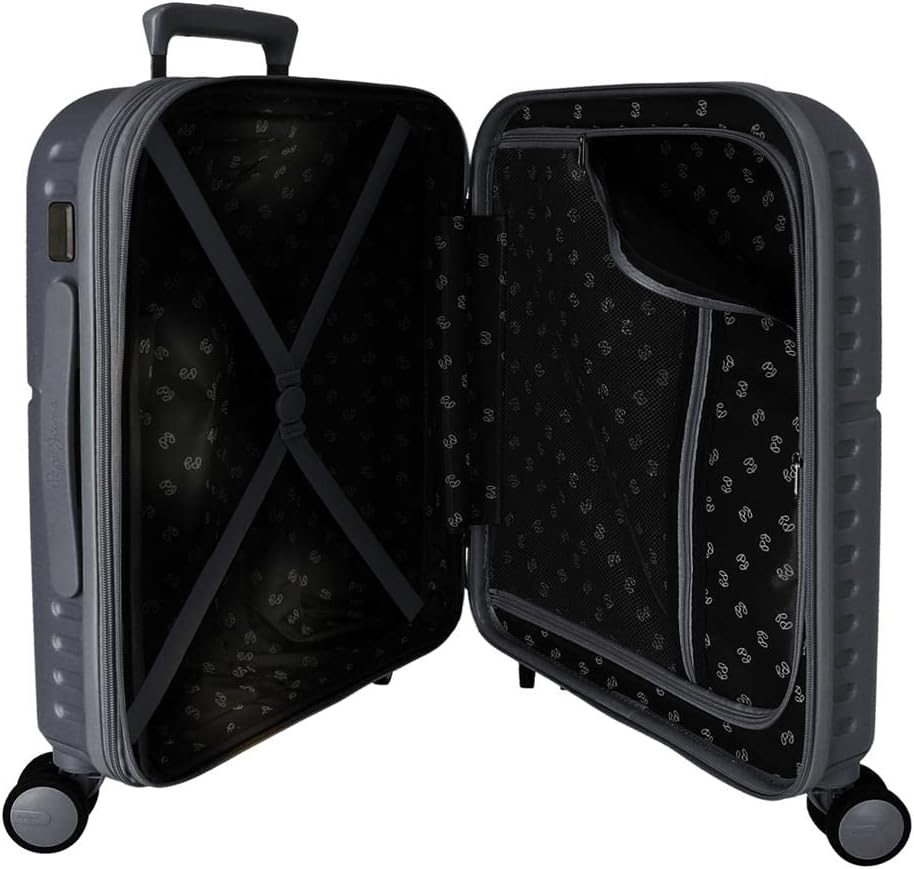 Pepe Jeans Kabinentrolley, 40 x 55 x 20 cm, blau, 40x55x20 cms, Kabinenkoffer erweiterbarer Koffer N