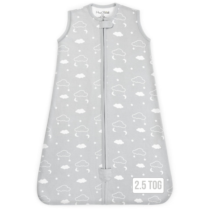 Mama Cheetah Baby-Schlafsack, 2,5 Tog, Winter-Baby-Schlafsack mit 2-Wege-Reissverschluss, Bio-Baumwo
