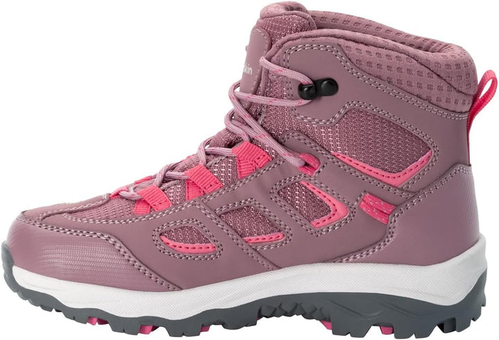 Jack Wolfskin Jungen Unisex Kinder Vojo Texapore Stiefel 40 EU Ash Mauve, 40 EU Ash Mauve
