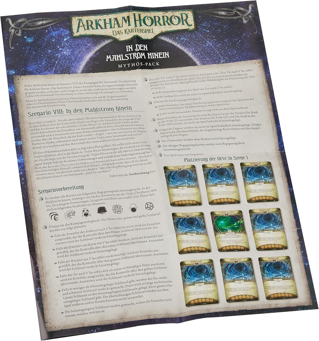Fantasy Flight Games, Arkham Horror: LCG – In den Mahlstrom hinein, Erweiterung, Expertenspiel, Kart