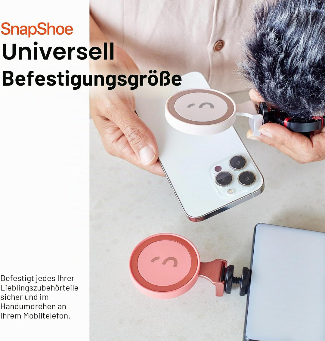 ShiftCam SnapShoe – Aufsteckbare Kaltschuh-Halterung für Montagezubehör – magnetische Halterung läss