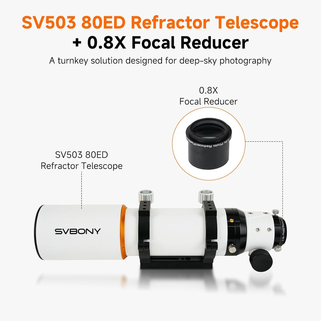 Svbony SV503 Astronomische Teleskope OTA, 80F7 Doppelt ED Professionelles Optische Tubusbaugruppen m