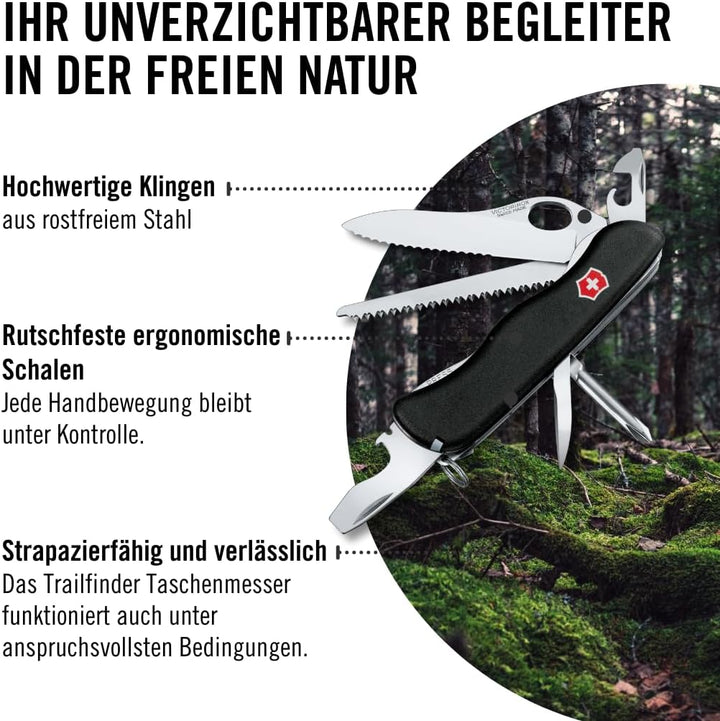 Victorinox Taschenmesser Trailmaster Schwarz One Size Single, Schwarz One Size Single