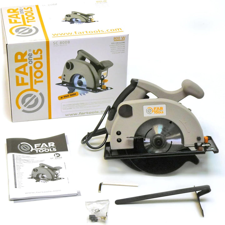 Fartools One SC800B Kreissäge, 800 W, Durchmesser 140 mm