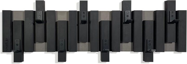 FLEXISTYLE Kleiderhaken Wand Wandgarderobe design Lamellen Flurgarderobe Garderobe Flur Holz MDF des