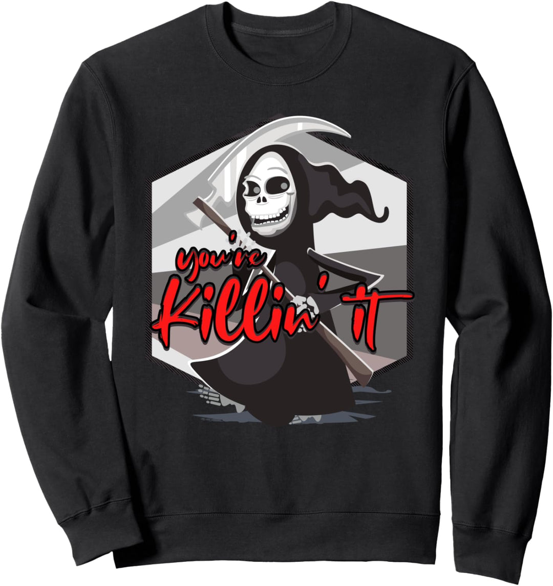 Halloween Sensenmann Sensenmann Sense Sweatshirt