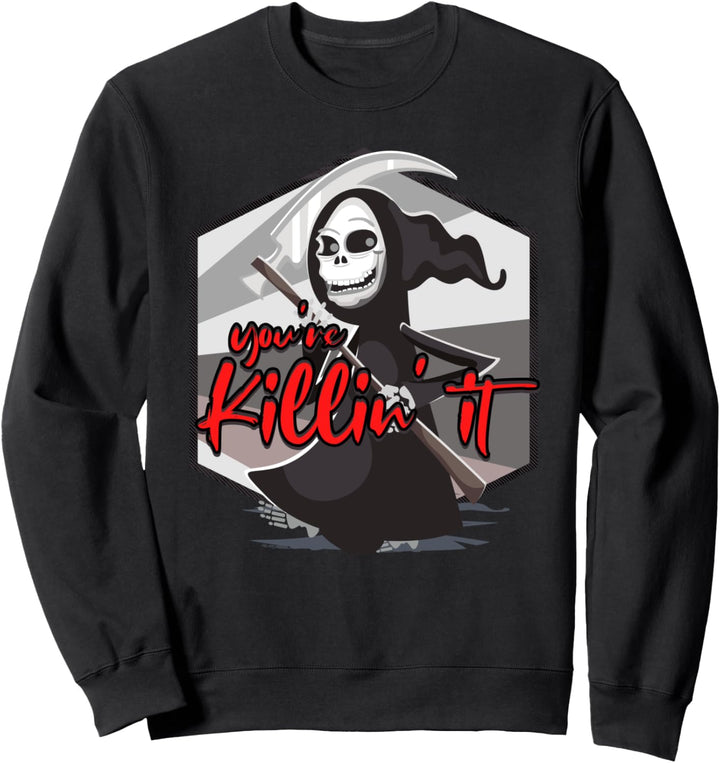 Halloween Sensenmann Sensenmann Sense Sweatshirt