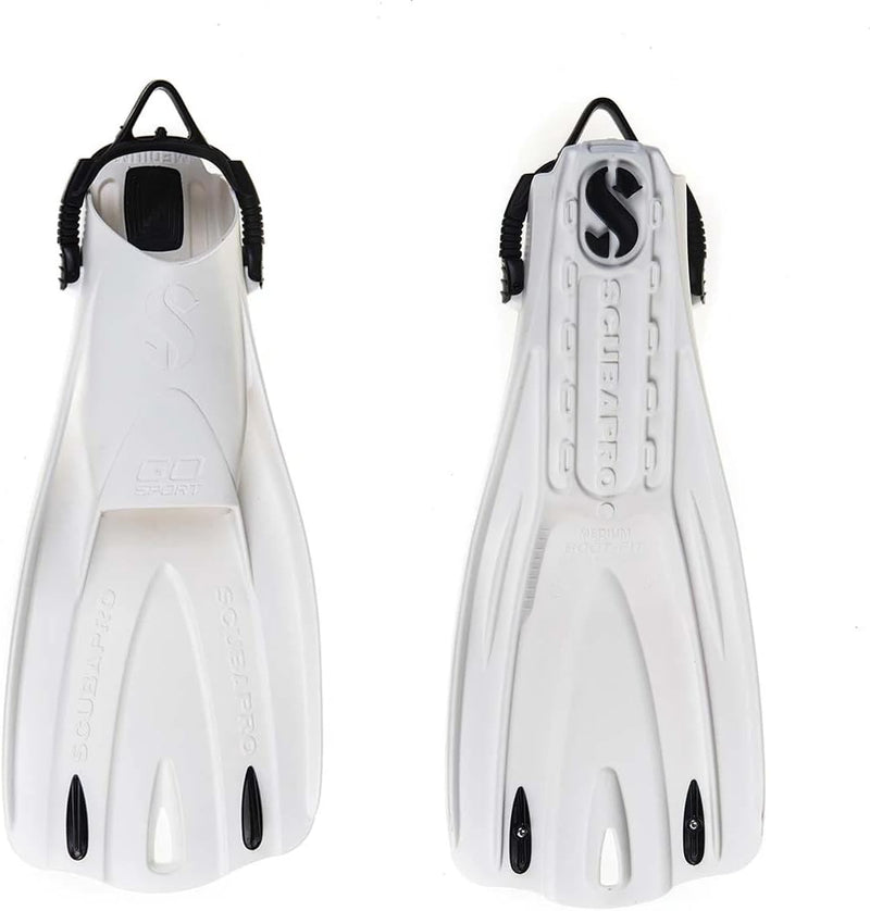 SCUBAPRO GO Sport Geräteflosse Fersenbandflosse weiss M, weiss M