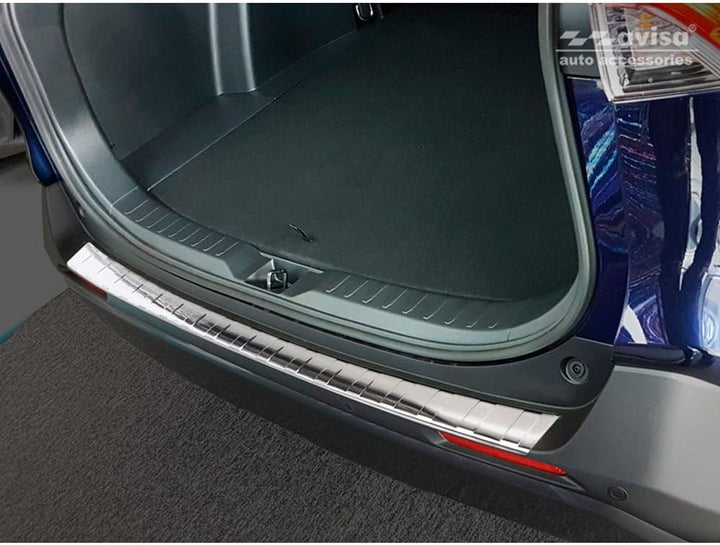 Avisa Edelstahl Heckstossstangenschutz kompatibel mit Toyota RAV4 (5th Gen) 2018- & Suzuki Across 20