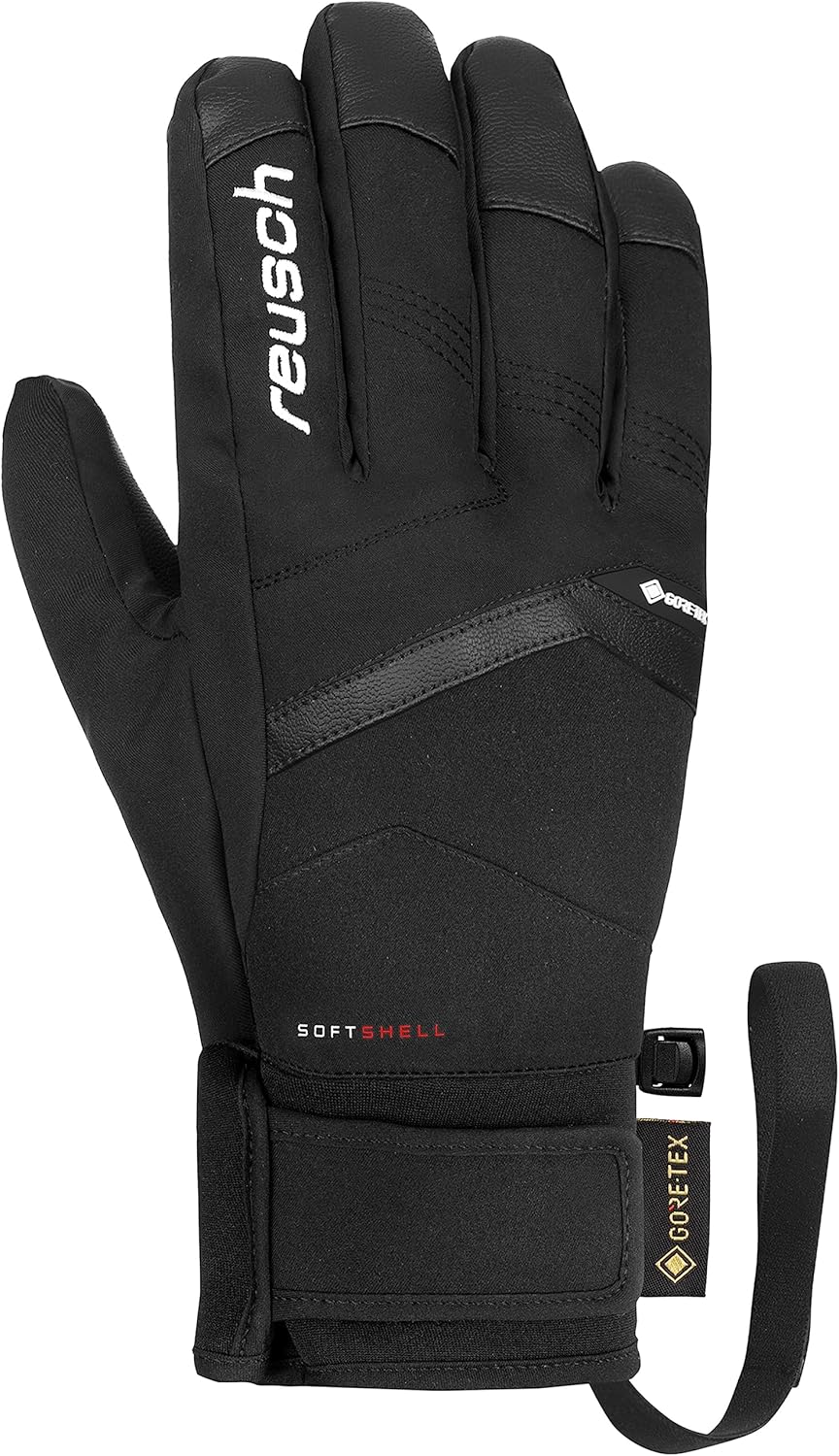 Reusch Herren Handschuhe Blaster Gore-tex Extra Warm, Wasserdicht, Atmungsaktiv 7 schwarz / weiss, 7