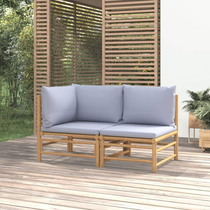 Tidyard 2-TLG. Garten Lounge Sofa, Balkonlounge, Terrassensofa, Garten Sitzgruppe, Lounge Sofa 2er O