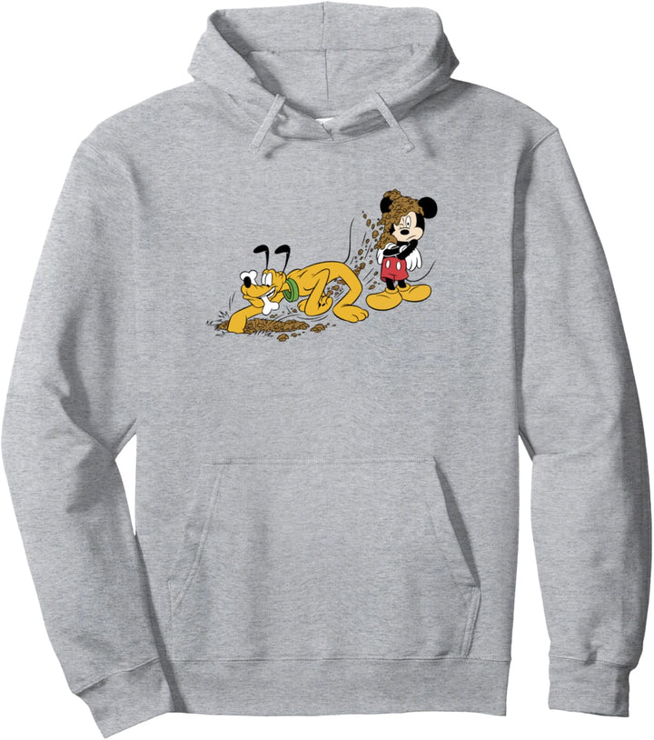 Disney Mickey And Friends Mickey & Pluto Digging Pullover Hoodie