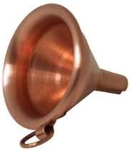 CopperGarden Trichter aus blankem Kupfer I Einfülltrichter 7 cm Durchmesser I Kupfertrichter zum Ein