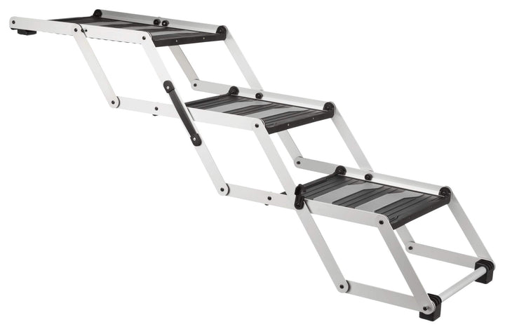 Trixie 3-stufige Klappstufen, Aluminium/Kunststoff/TPR, Breite 37 cm/Höhe bis zu 57 cm/DE A size, A