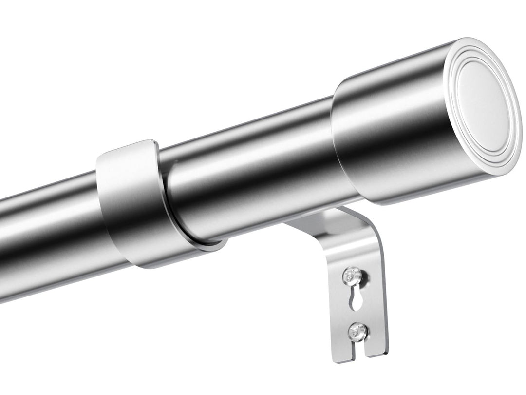 Gardinenstange Ausziehbar Vorhangstangen Curtain Rod Stange für Vorhänge Erstellbare Länge mit Kappe