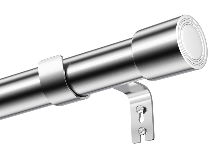 Gardinenstange Ausziehbar Vorhangstangen Curtain Rod Stange für Vorhänge Erstellbare Länge mit Kappe