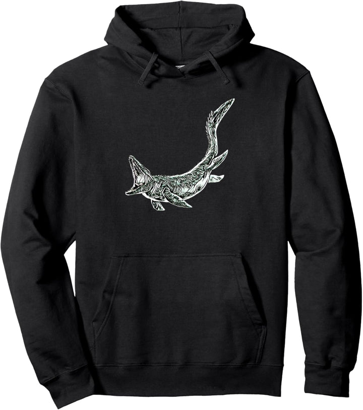 Mosasaurus Dinosaurier Dino Pullover Hoodie