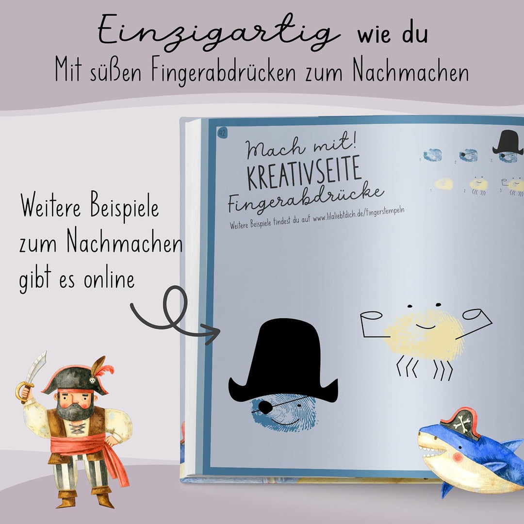 lila liebt dich / Freundebuch Kindergarten Pirat, Freundebuch Kindergarten Junge - Unvergessliche Ki