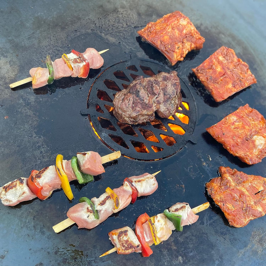 A. Weyck Tools Feuerplatte 80cm 5mm für Feuertonnen Grillplatte Plancha Grillring #02