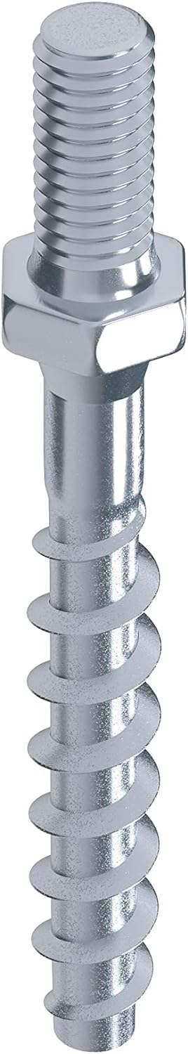TOX Schraubanker Sumo Max 1 AG 6x55 mm, mit Anschlussgewinde M8, Stahl verzinkt, bauaufsichtlich zug