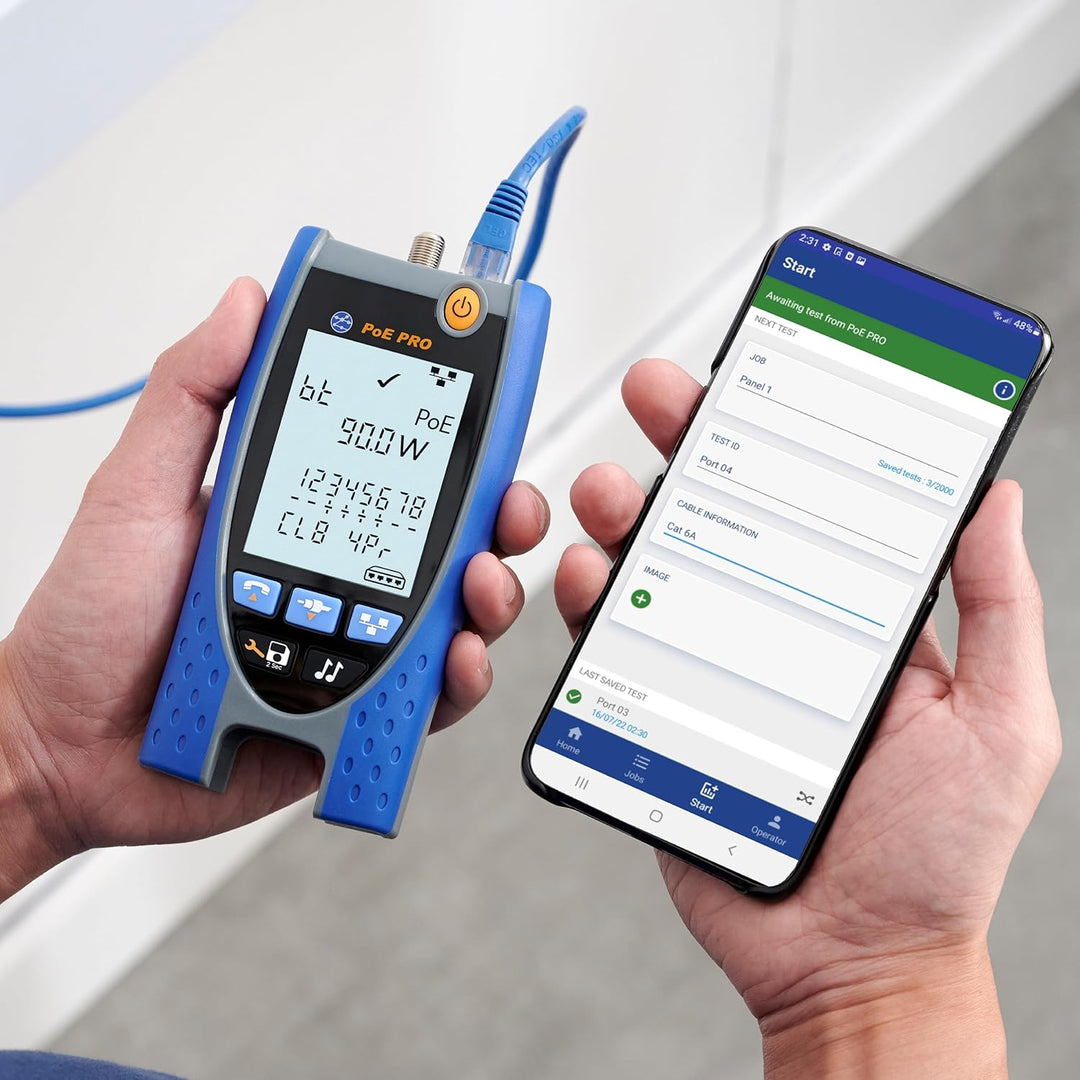 Trend Networks Kabeltester R158006 PoE Pro BT Professionell, Professionell