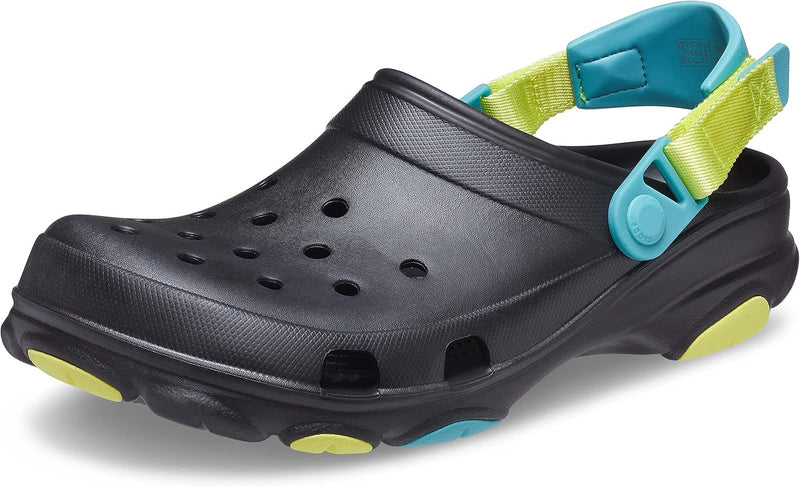 Crocs Unisex Classic All Terrain Clogs 36/37 EU Black Multi, 36/37 EU Black Multi