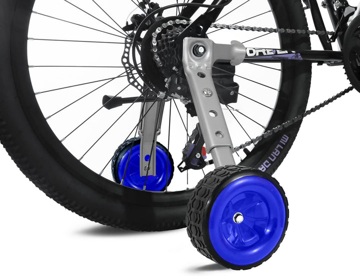 MOSHAY Roll Over Bild zu Zoom in Fahrrad Training Räder passt 16 18 20 22 24 Zoll Kinder variable Fa