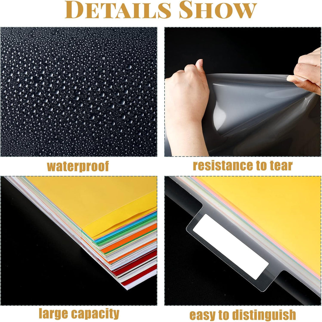 Scrapbook-Papier-Aufbewahrungs-Organizer, transparent, Kunststoff-Papierhalter mit anpassbaren Regis
