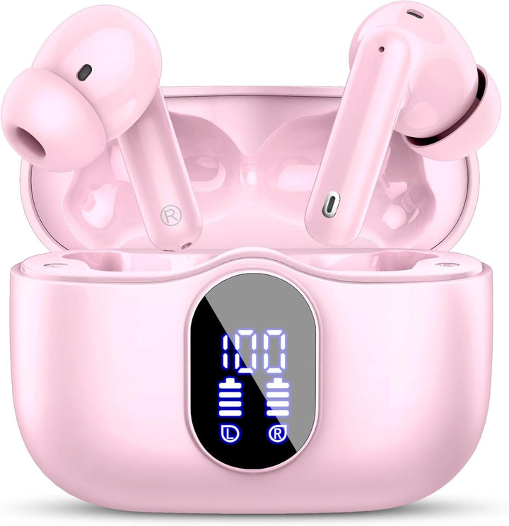 Btootos Bluetooth Kopfhörer, Kopfhörer Kabellos Bluetooth 5.4 Sport In Ear Kopfhörer mit 4 Mikrofon,