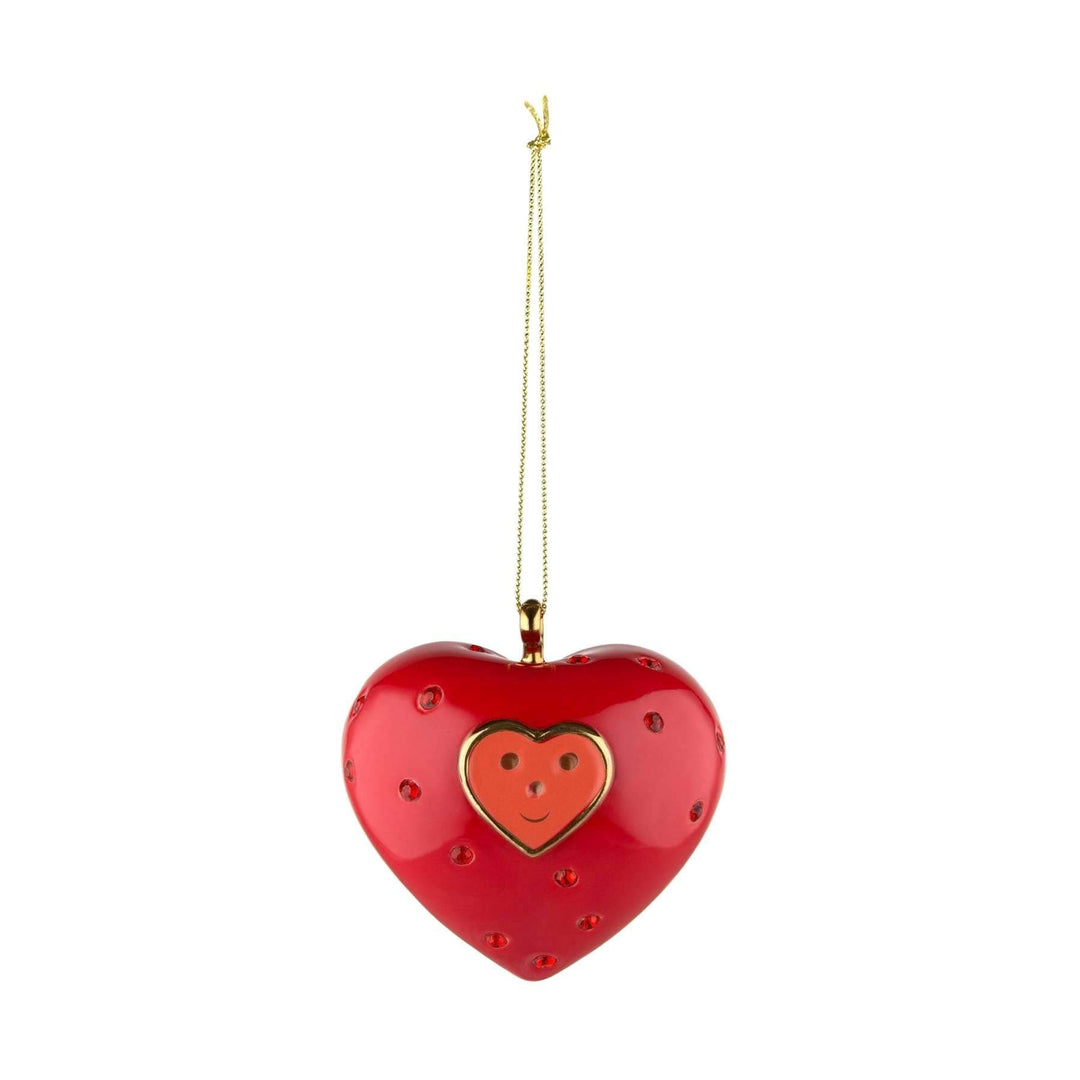 Alessi Cuore e Cuora Dekokugel, Porzellan, Mehrfarben, One Size