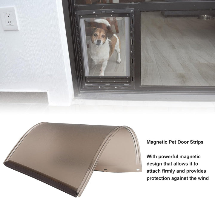 Ersatzklappen für Hundetüren, Transparente Hunde-Kunststoff-Ersatzmagnetleiste, Stilvolle Hunde-/Kat