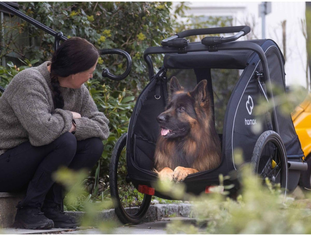 Hamax Pluto Hundeanhänger L Schwarz, L Schwarz