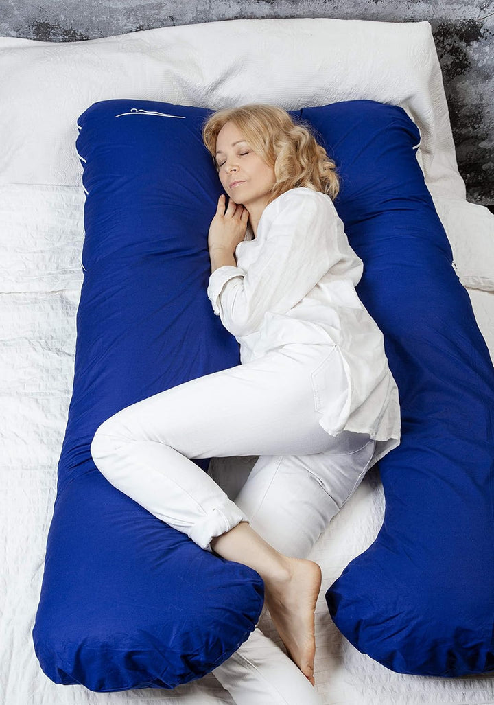 KomfortKissen ORIGINAL Premium Ergonomisches Kühlend Kuschelkissen | Körperkissen | Seitenschläferki