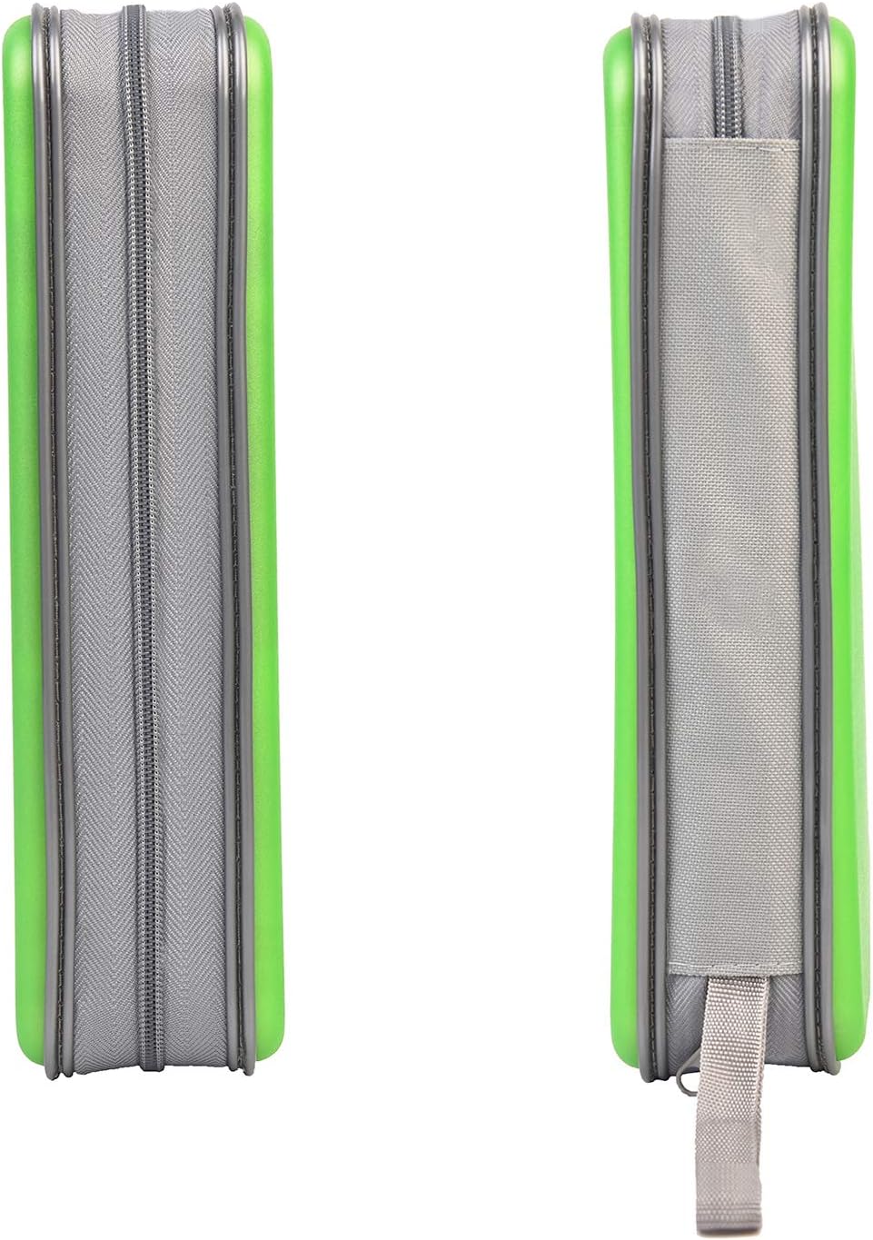 UENTIP CD-Hülle mit 96 Kapazitäten, tragbare DVD-Hülle aus Hartplastik, CD-Organizer, Brieftasche, s