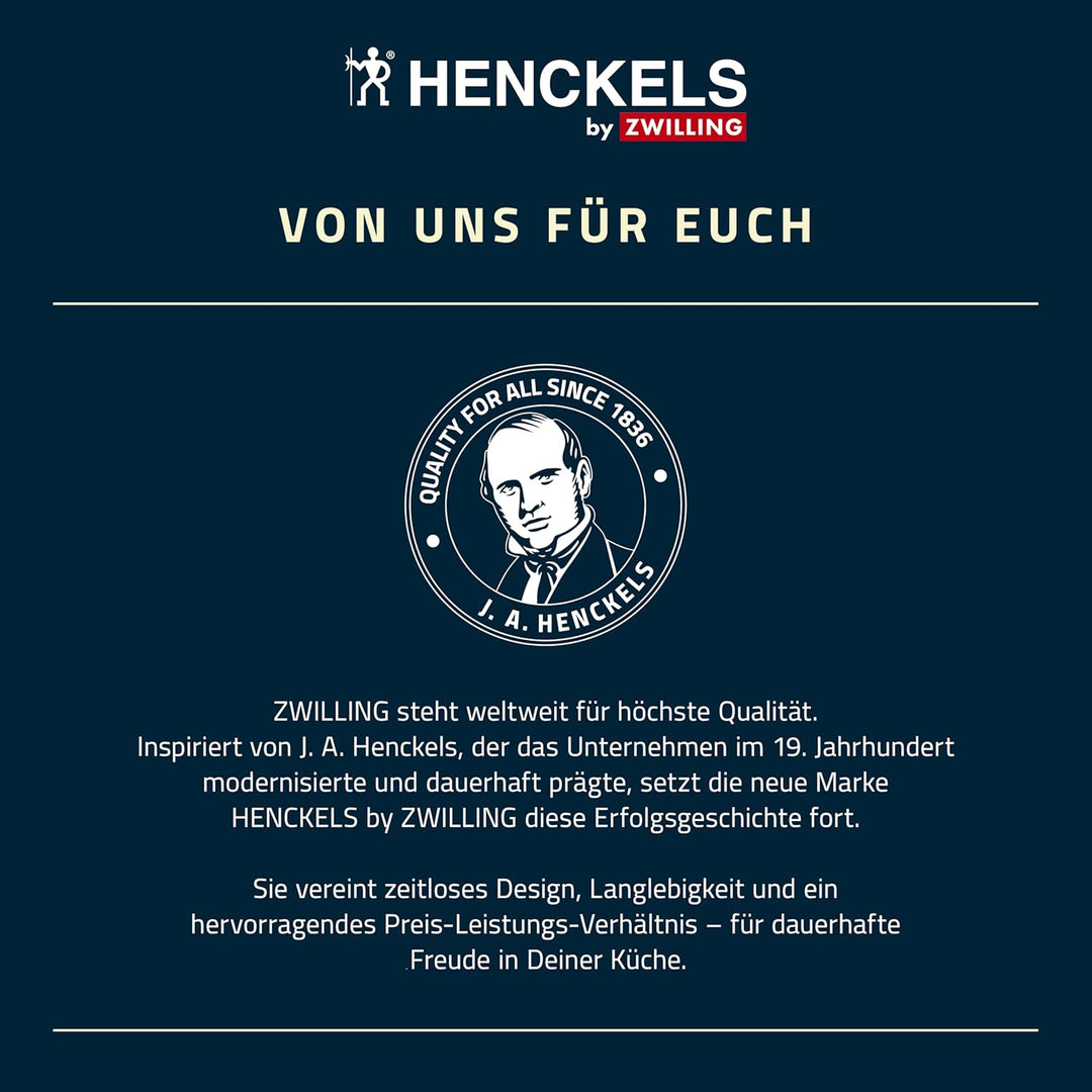 HENCKELS by ZWILLING Elements Messerset 3-tlg, Universal-, Gemüse- und Schälmesser, Schwarz