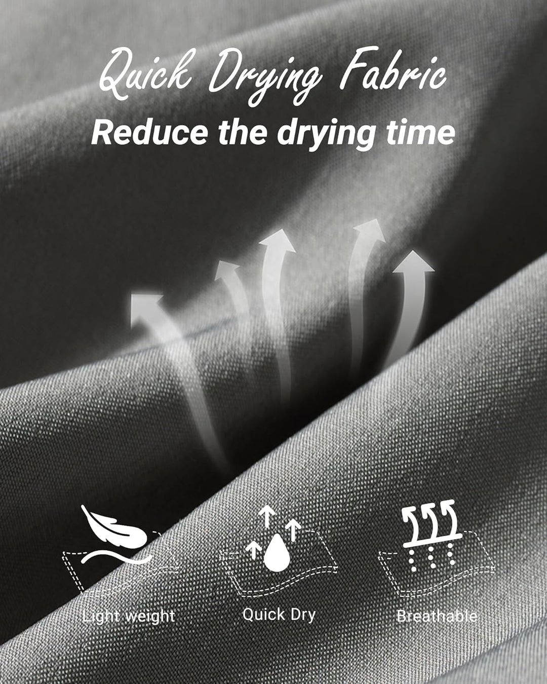 Arcweg Men's Swim Trunks Shorts with Compression Liner 2 in 1 Quick Dry Swimming Shorts with Boxer B