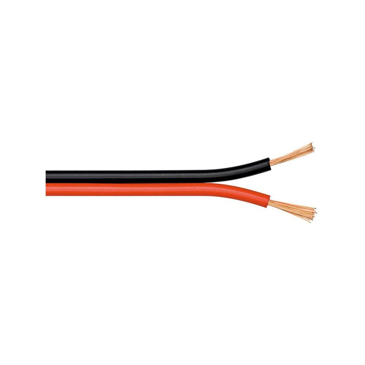 Goobay 15084 Lautsprecherkabel 2x1,5 mm² Kupfer Litze / Boxenkabel Audio Kabel Meterware / Speaker C