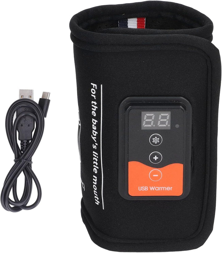 Goshyda Milchflaschenwärmer, USB-betriebener Auto-Babyflaschen-Heizbeutel Reise-Muttermilchwärmer mi