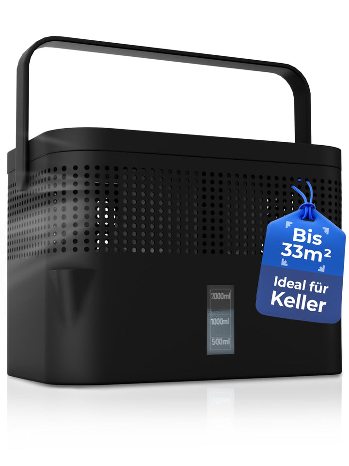 BonAura® AirOne Max Luftentfeuchter ohne Strom bis 33m² I 360° Belüftung I Raumentfeuchter mit Ausgi