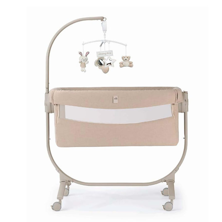 Baby Beistellbett Cullami | Mehr Farben verfügbar | inkl. Wippfunktion | 8-fach höhenverstellbar, Fa