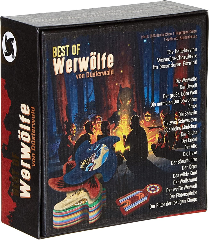 Zygomatic, Werwölfe von Düsterwald – Best of, Partyspiel, Deduktionsspiel, 8-28 Spieler, Ab 10+ Jahr