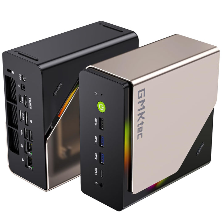 GMKtec EVO-T2S AI Mini PC Core Ultra X7 358H (up to 5.1GHz) Mini Gaming Computers, 64GB LPDDR5X 8533