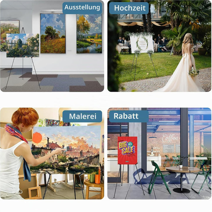 Künstler Staffelei Stand, 160cm Verstellbares Stativ Tisch Kunst Leinwand Malerei Display, Portable