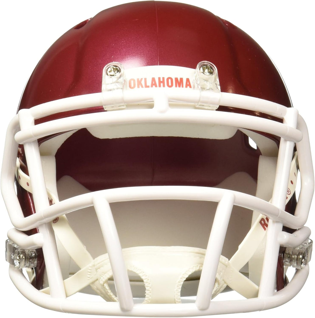 Riddell NCAA Unisex-Erwachsene Speed Mini Helm Oklahoma Sooners 7.5" x 6.5" Oklahoma Sooners, Oklaho