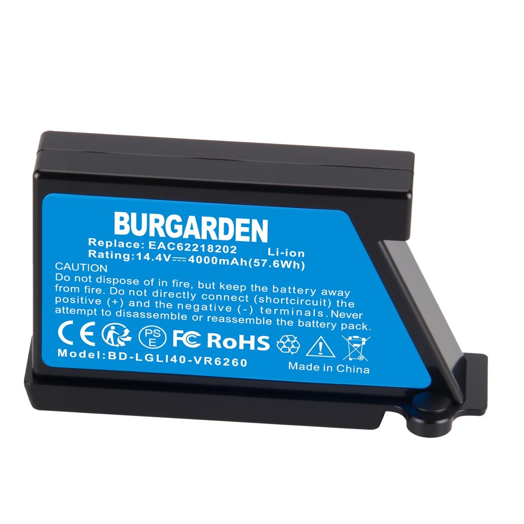 14.4V 4000mAh Li-Ion Akku für LG HomBot VR66801VMIP, VR66802VMWP, VR7412RB Staubsauger Home Cleaner