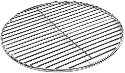Grillrost Ø 34,5 cm aus Edelstahl rostfrei und elektropoliert 4mm für Grill rund, Kugelgrill, Feuers