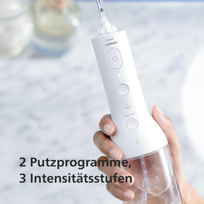 Philips Sonicare kabelloser Power Flosser 3000 Munddusche; Wasser-Flosser für Zähne, Zahnfleisch und