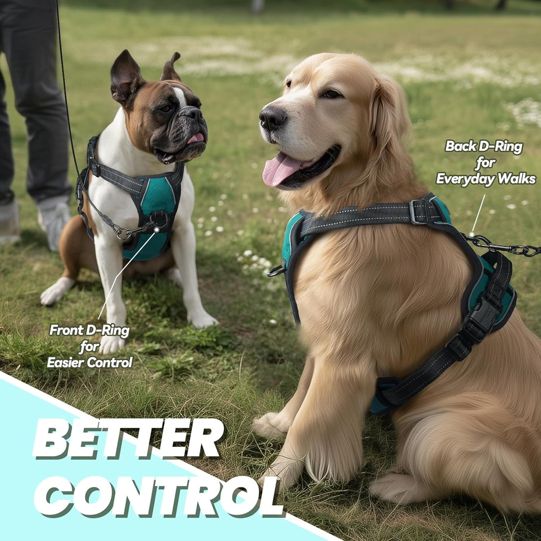 VIVAGLORY Easewalk Hundegeschirr, Anti Zug Hundegeschirr für Training &amp; Spazieren, Anti Zieh Geschir