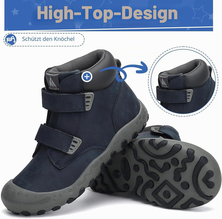 Mishansha Kinder Wanderschuhe rutschfest Trekkingschuhe Jungen Atmungsaktiv Outdoor Walkingschuhe Gr