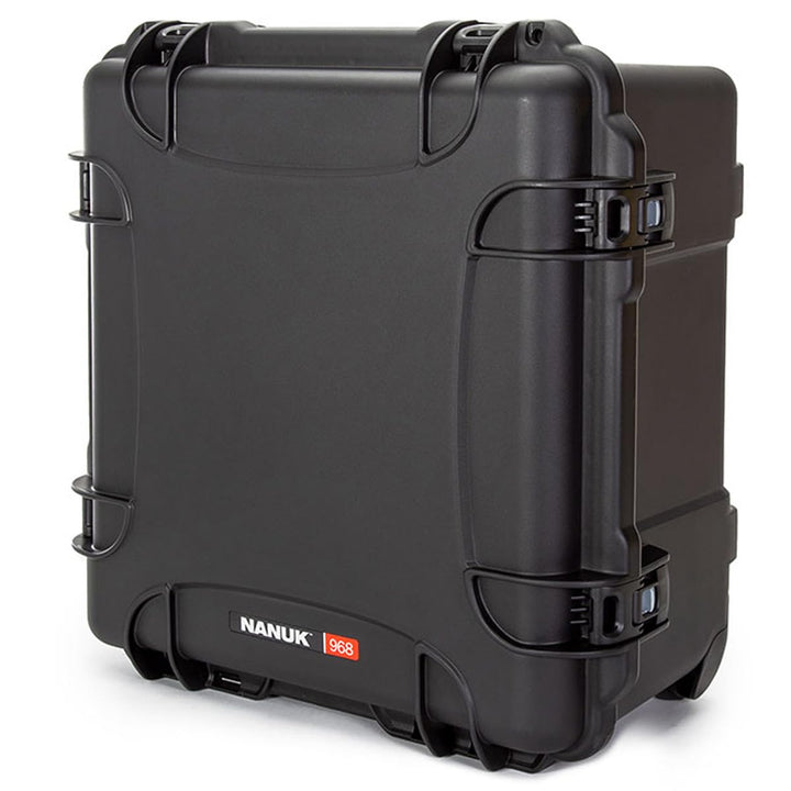 Nanuk 968 Wasserdichter Hartschalenkoffer mit Rollen Schwarz Hartschalenkoffer, Schwarz Hartschalenk